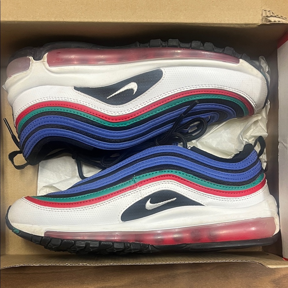 Nike Kids Sneakers Blue Red Green White
